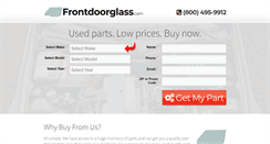 Desktop Screenshot of frontdoorglass.com